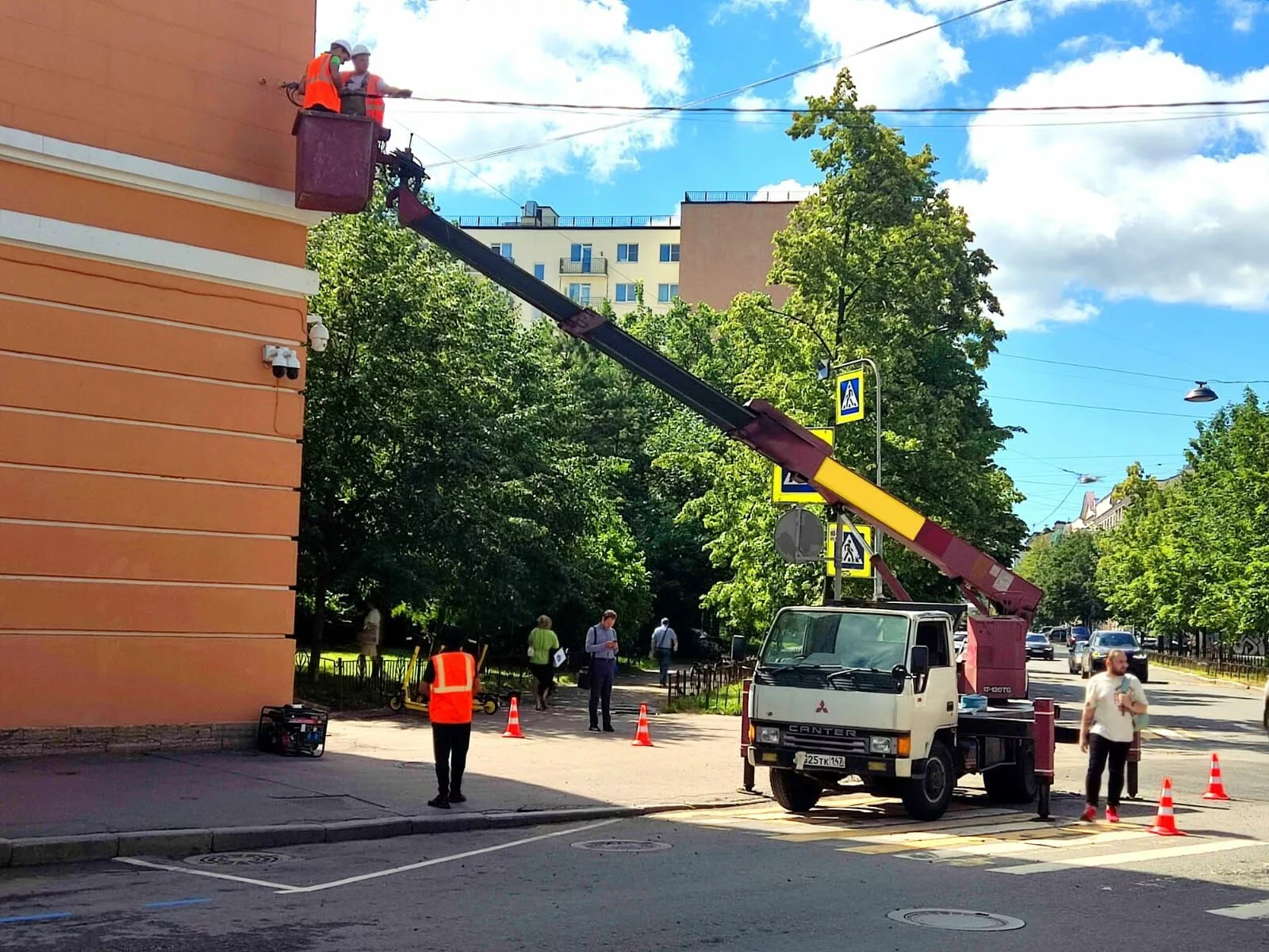 Аренда автовышки до 18 метров