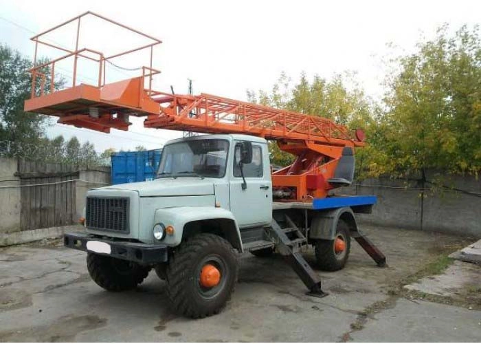 Аренда автовышки ГАЗ 18 метров (вездеход)