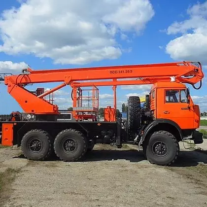 Аренда автовышки ПСС 141.28Э