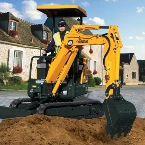 Аренда мини-экскаватора Hyundai R16