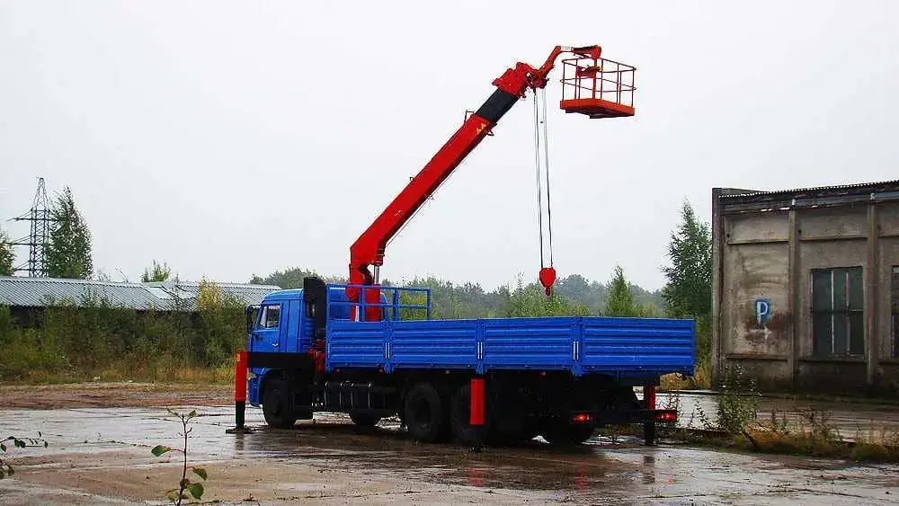 Аренда манипулятора с люлькой МКМ-200К, Камаз