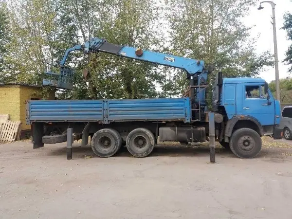 Аренда манипулятора с люлькой Камаз 53215