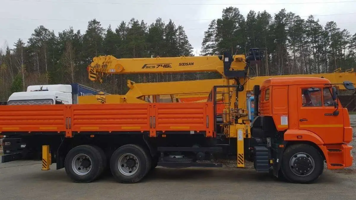 Аренда манипулятора Soosan SCS746L Камаз-6522-43