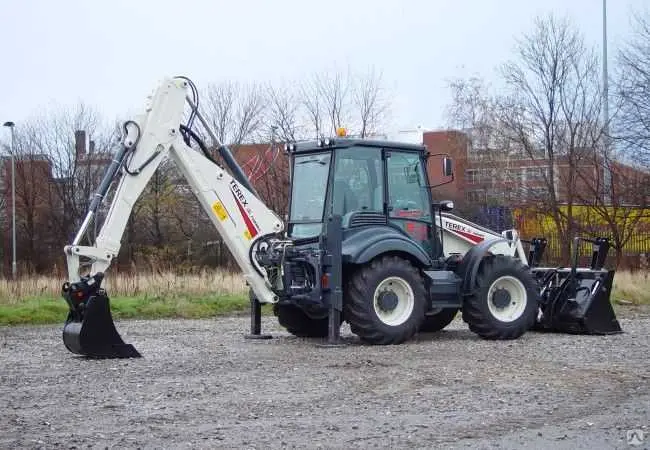 Аренда экскаватора-погрузчика Terex 970, ямобур