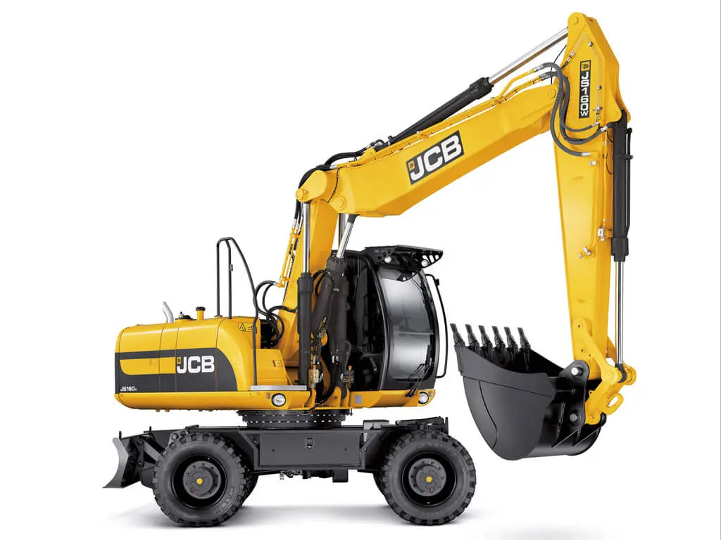 Аренда колесного экскаватора JCB JS160W
